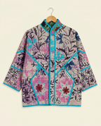 Veste Kantha Brodée Réversible — Pièce Unique N°22