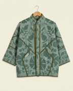 Veste Kantha Brodée Réversible — Pièce Unique N°26