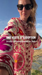 Veste Kamala Crème Rosée