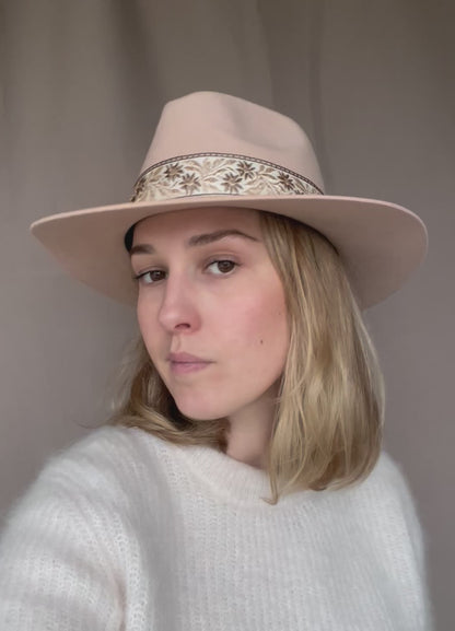 Chapeau Bohème BEIGE ROSÉ